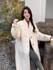 【冬季系列】环保水貂重工麻花厚款皮毛一体大衣外套-喜出 商品缩略图1
