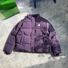 五条杠经典纯色厚短款立领韩系羽绒服外套 商品缩略图3