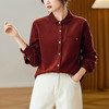 馥迦复古通勤纯棉磨毛衬衫 商品缩略图3