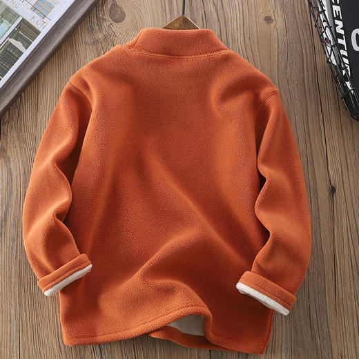 110-170一件过冬打底 儿童半高领打底衫加绒秋冬保暖长袖 商品图8