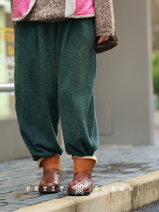 PETIT SCHAN小闪 SHO#003 Dedicated Practitioner 笃行者 意大利水洗马皮澳洲皮毛一体羊羔毛雪地靴 商品图2