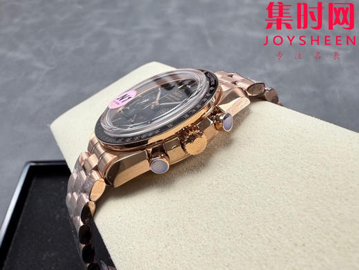 N1欧米茄超霸计时系列 超霸月球表 第四代超霸 金超霸 定制透底Cal.3861手动上链机械机芯 男士腕表 表径42mm 商品图6