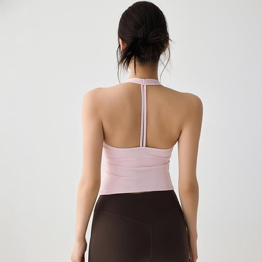 跃牌【颜值有理】系列 瑜伽服挂脖背心带胸垫聚拢美背性感健身普拉提瑜伽服文胸YB1246 商品图0