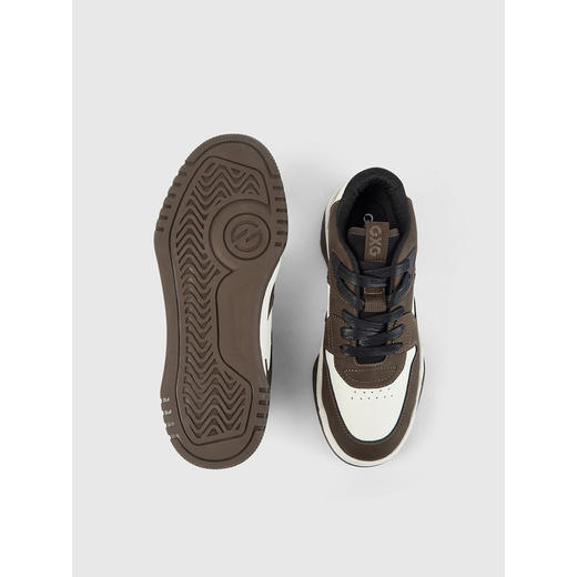 GXG通勤男鞋经典复古黑白运动休闲板鞋休闲鞋 商品图3