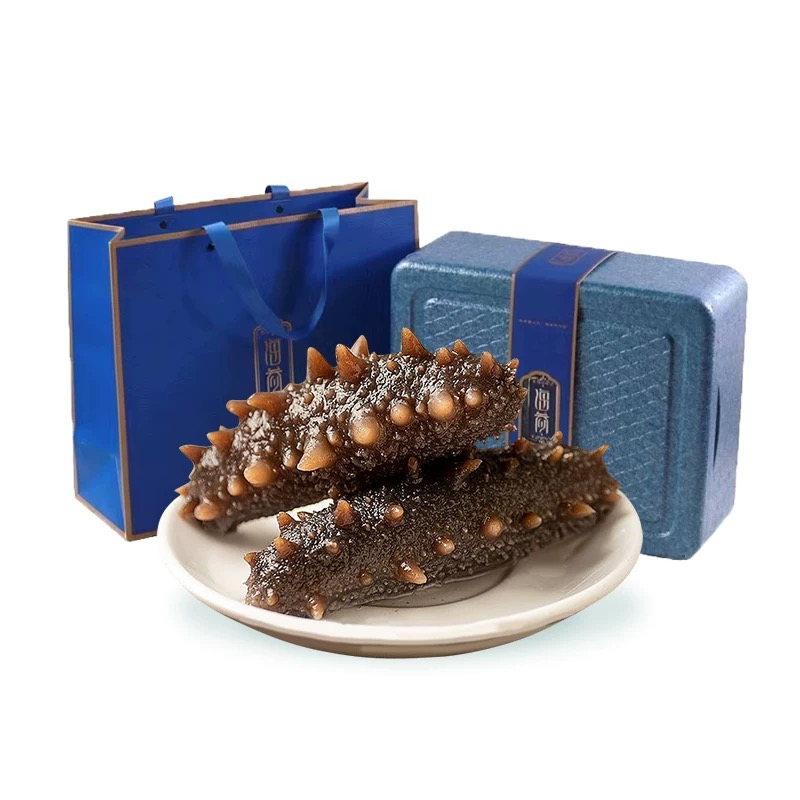 央珍即食海参大连鲜活鲜食辽参海生刺参深海速食礼盒包装一斤二斤三斤装