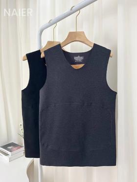 【加绒加厚 抵御严寒】羊毛蚕丝加护背心 （女款W4036/男款W4037）