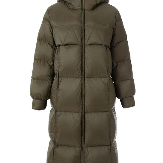 「高货kbnq」全新升级【铂金会员735/天猫999/差价264】(63322)洛诗琳新款加厚中长款羽绒服2025冬季过膝连帽保暖外套 商品图4