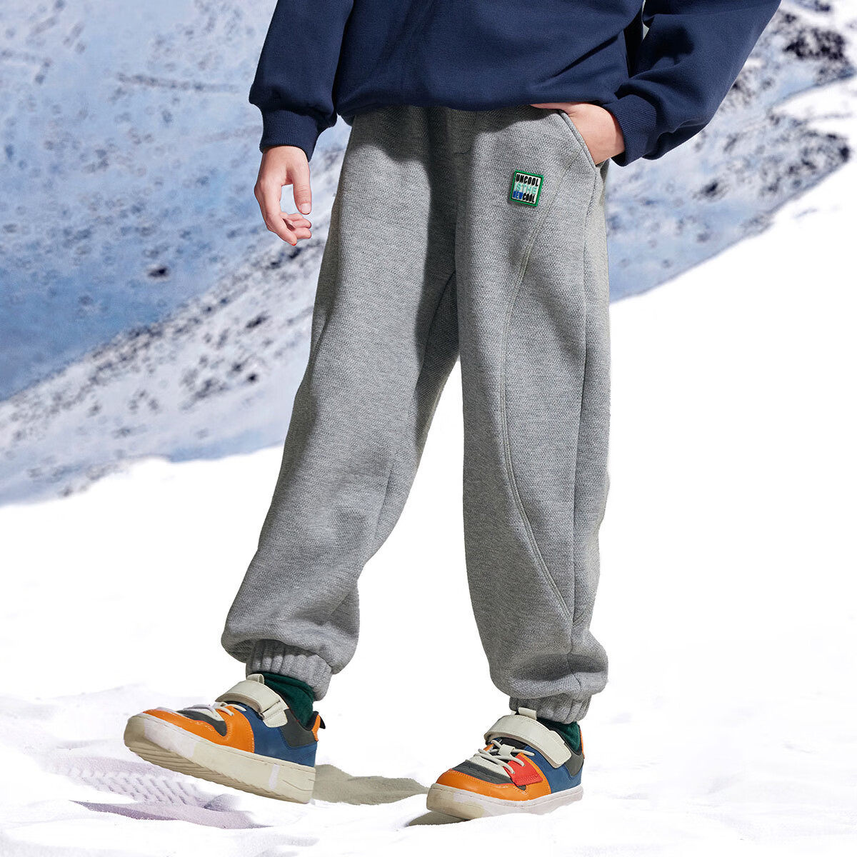 【秒】【特】【MQD】童装冬季加绒加厚保暖运动休闲针织裤收脚儿童卫裤