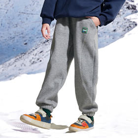 【秒】【特】【MQD】童装冬季加绒加厚保暖运动休闲针织裤收脚儿童卫裤