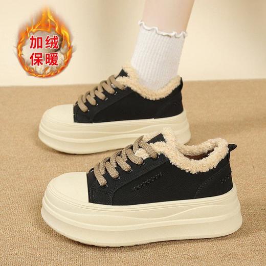 【YW】无忧购加绒复古厚底鞋女冬季百搭保暖运动休闲板鞋8811（截单后3-5天发货） 商品图5