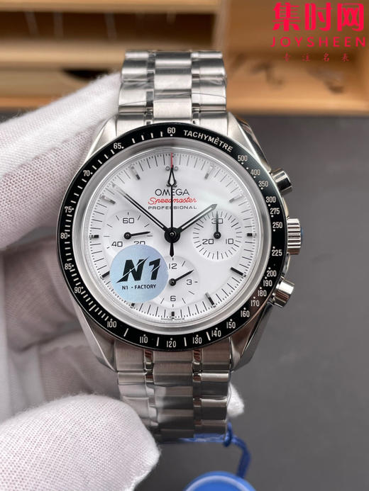 N1欧米茄超霸计时系列 超霸月球表 第四代超霸 熊猫超霸 定制透底Cal.3861手动上链机械机芯 男士腕表 表径42mm 商品图2