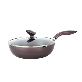 苏泊尔28cm火红点绚溢系列聚油煎炒锅PJ28R4