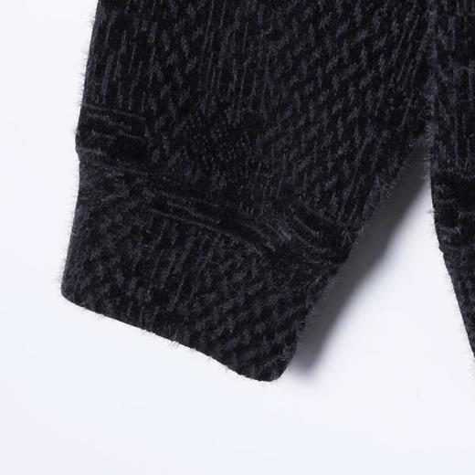 WY1309SDSA男士秋冬新款痞帅男装潮牌抽绳绒毛抽绳连帽卫衣百搭套头上衣 商品图4