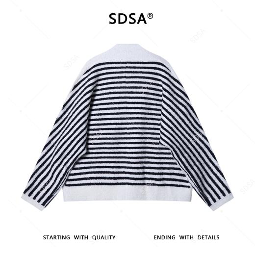 25166SDSA男士秋冬新款痞帅男装慵懒风简约拼接开衫毛衣百搭时尚针织衫 商品图5