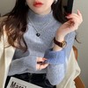 半高领毛衣女秋冬2025新款冬季加厚一体绒打底衫内搭修身针织上衣 商品缩略图3