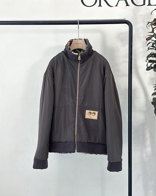 现货 THS-限时 驴家 情侣款 秋冬氛围感彩色3D抓绒花卉图案双面保暖夹克 QF089 商品图9