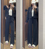 正品Lu家Contrast- Ribbed女士罗纹拼接阔腿裤050604 商品缩略图7