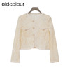 oldcolour欧珂春季时尚商场同款纯色长袖短外套女Q140407A1 商品缩略图0