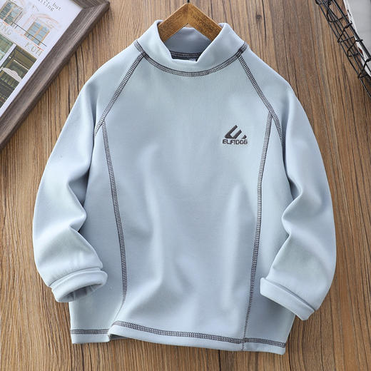 110-170膨体德绒保暖时尚拼接立领打底 马甲搭档 商品图4