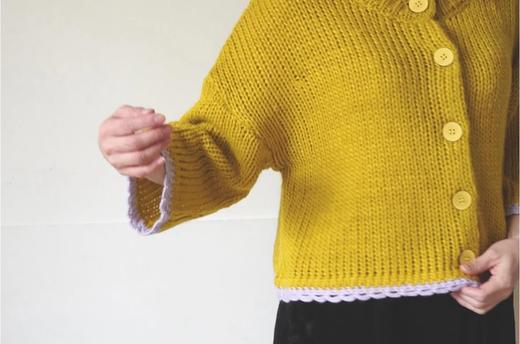 ROBE de PEAU 针织羊毛混纺圆领开衫(2色 R316) 商品图2