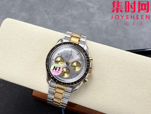 N1欧米茄超霸计时系列 超霸月球表 第四代超霸 间金超霸 定制透底Cal.3861手动上链机械机芯 男士腕表 表径42mm 商品图4