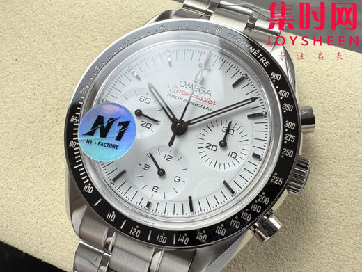 N1欧米茄超霸计时系列 超霸月球表 第四代超霸 熊猫超霸 定制透底Cal.3861手动上链机械机芯 男士腕表 表径42mm 商品图2