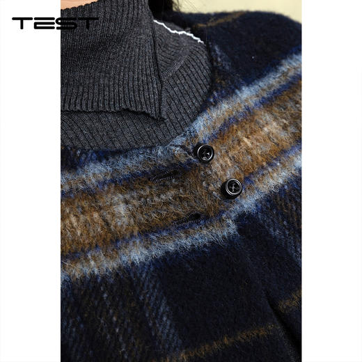 冬上新格纹英伦风撞色格纹双面呢2254126 商品图2