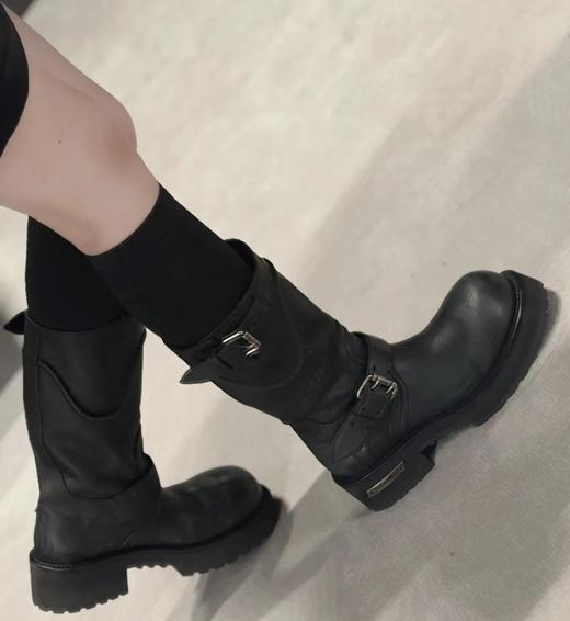 重磅渠道  Venom毒液机车靴   5cm超轻大底 厚底机车靴马丁靴短靴 商品图1