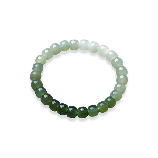 EOV16-A-X014EOV002401 周大福CHOW TAI FOOK 温润大气渐变和田玉情侣手串玉手串 商品图1