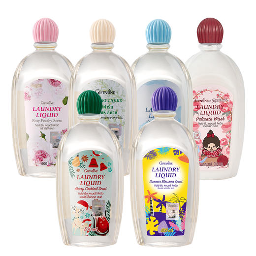 芝芙莲精致护衣（羊毛真丝）洗衣液500ml 萌趣联名款/内衣洗衣液多规格 （苏梅岛之夏/圣诞鸡尾酒/蜜桃玫瑰/和风木棉） 商品图2