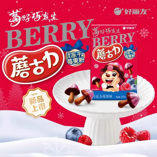 好丽友41g巧克力莓果味蘑古力 商品图0