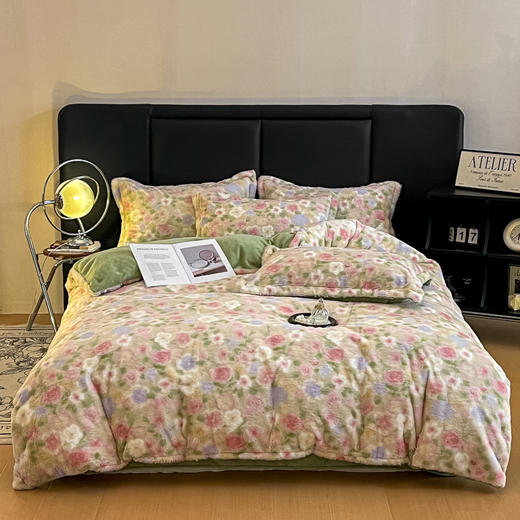 轻奢系睡眠仪式云端般柔软的兔绒四件套 商品图8