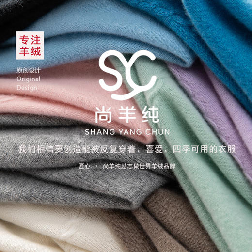 MENG·Baby Cashmere【头等舱】100小山羊绒高领显瘦羊绒衫 商品图1