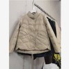 丁摩 短款轻薄羽绒服女宽松立领外套 商品缩略图3
