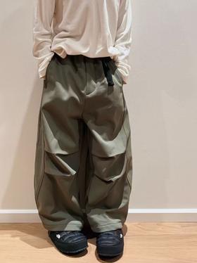 冬季al同款！2025原创男女儿童轻户外运动休闲宽松加绒伞兵长裤！