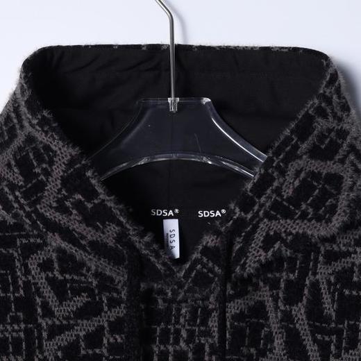 WY1294SDSA男士秋冬新款痞帅男装潮牌绒毛图形抽绳连帽卫衣百搭宽松上衣 商品图2