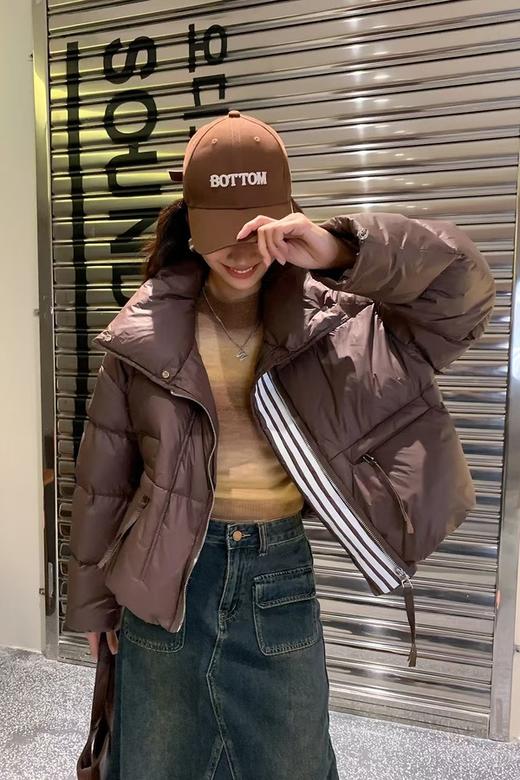 Kai & Kiera 经典简约帅气短款休闲羽绒服 21123 商品图1