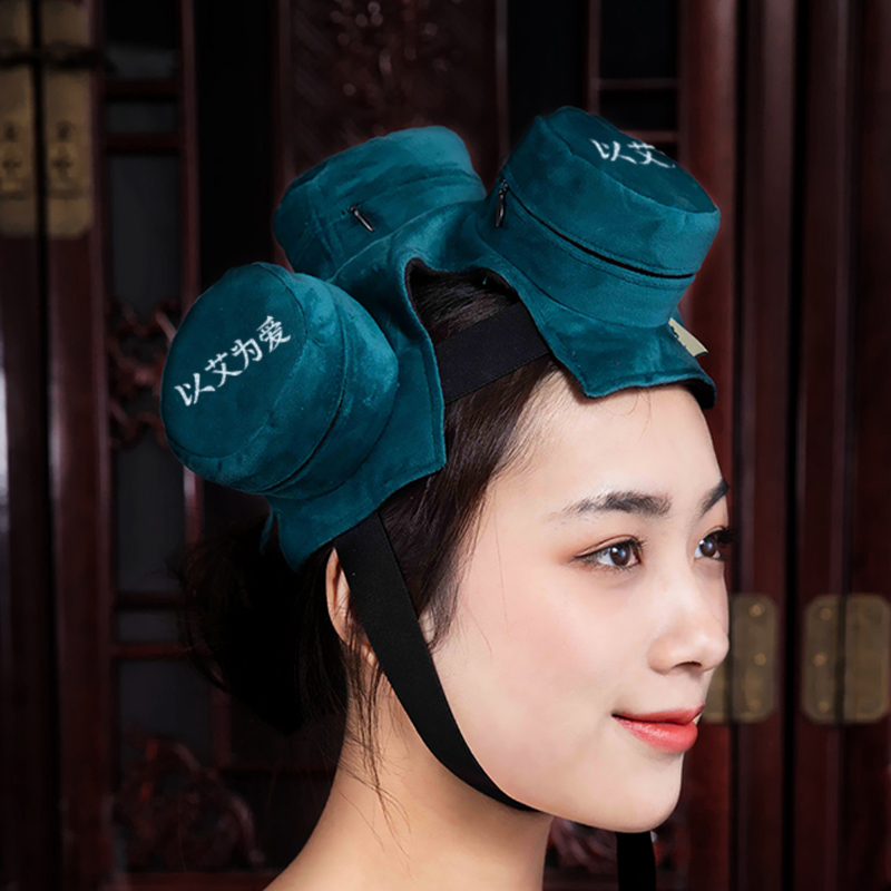 以艾为爱 头部五联 无烟随身灸 温灸器（实惠装）