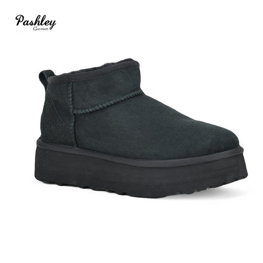 【梅花出品】帕奢利休闲经典羊毛皮一体雪地靴厚底HZ009HDP 商品图4