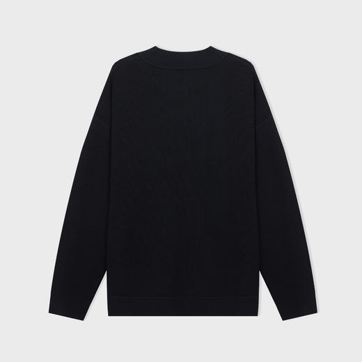 【新品上新】HX 冬季假两件中领毛衫Z107540008101/02 商品图1