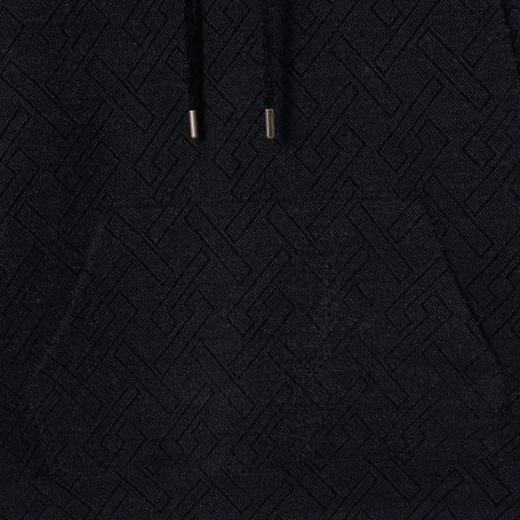 WY1435SDSA男士秋冬新款痞帅男装韩版宽松图形设计抽绳连帽卫衣百搭时尚 商品图2