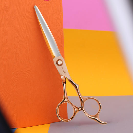 锋狗剪刀MB-650/金银双色玫瑰金 理发剪刀 美发剪刀平剪直剪刘海剪综合剪刀 商品图4