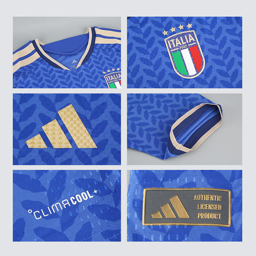 小李子ADIDAS阿迪达斯2026世界杯意大利主场球员版短袖球衣JL6934 商品图3