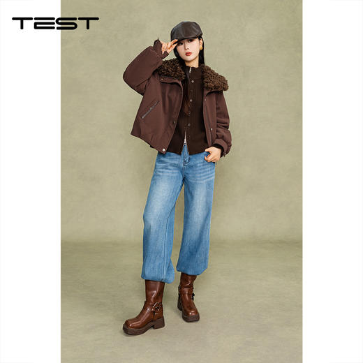 冬上新宽松显瘦显高阔腿直筒裤3254051 商品图2