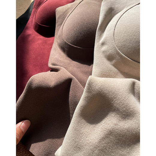 WS 286603『保暖背心』带胸垫保暖背心无痕加绒超舒服秋冬内衣 商品图1