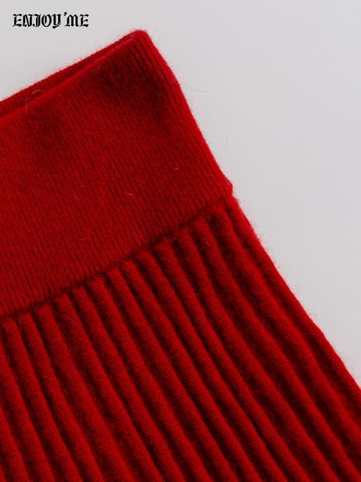 【门店同款】ENJOY冬季“暖冬软糖”针织百褶长裙 166746460 商品图3