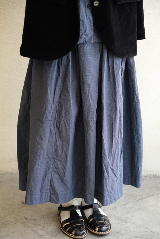 Bergfabel蓝格纹半裙 商品图4