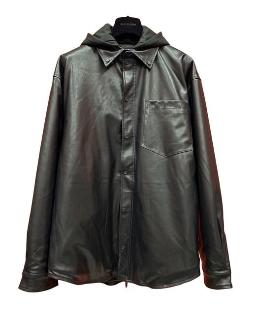 男款连帽加棉皮外套he004 商品图0