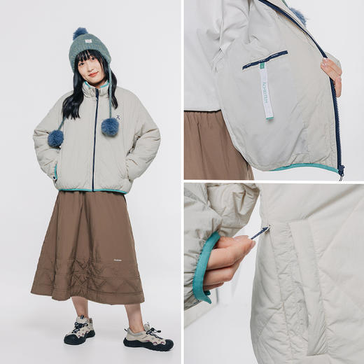 【品牌特惠】ACMEITEM爱棵米夹棉立领外套GAG3070426G/GAG3070427G 商品图2