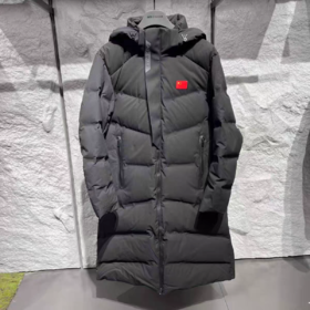 安踏冠军2025年冬季新款男士防风透湿鹅绒长款羽绒服152540915